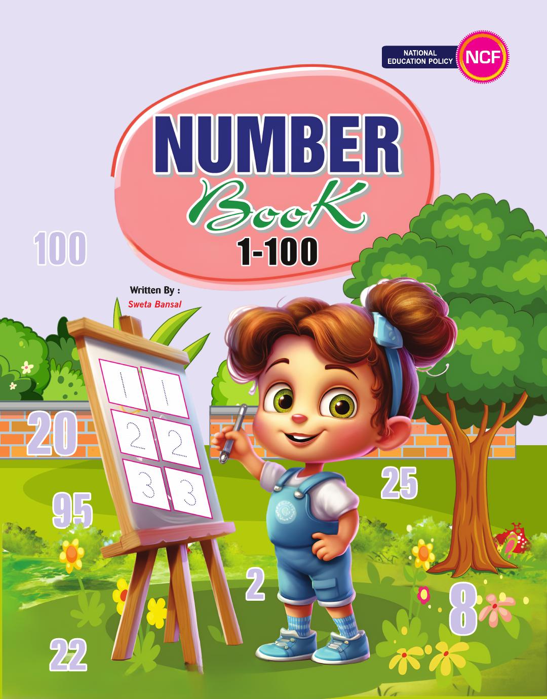 Cover of NUMBER BOOK 1 TO 100